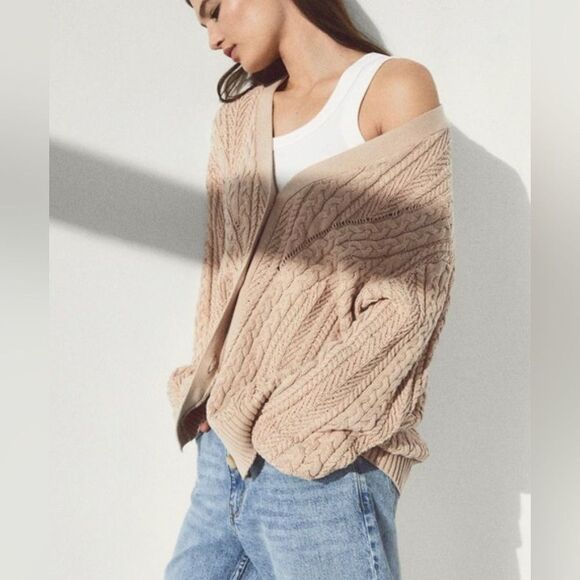 MNG NWT‎ DIAGONAL CARDIGAN SWEATER SIZE M - Picture 1 of 9